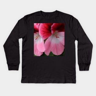 Vibrant Flower Kids Long Sleeve T-Shirt